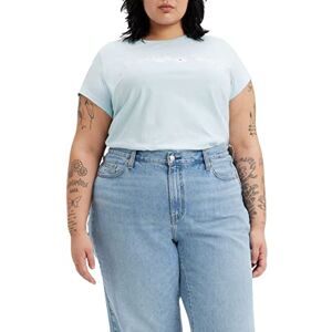 Levi's Plus Size Graphic Authentic Tee T-Shirt dam, Easy Floral Stripe Omphalodes, 1XL Levi's Plus Size Graphic Authentic Tee T-Shirt dam, Easy Floral Stripe Omphalodes, 1XL