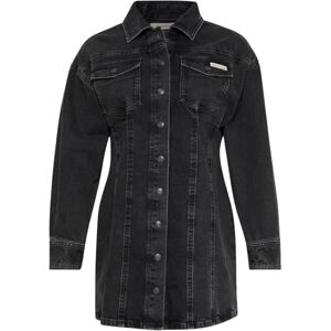 Calvin jeans dam LS denim miniklänning CK Essential LV047D775G klänningar, svart (CK Essential Black), XS, Svart (Ck Essential svart), XS Calvin jeans dam LS denim miniklänning CK Essential LV047D775G klänningar, svart (CK Essential Black), XS, Svart (Ck Essential svart), XS