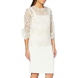 Gina Bacconi Women's Dress Och Overtop Cocktail Klänning Kvinnor, Butter Cream, 40 Gina Bacconi Women's Dress Och Overtop Cocktail Klänning Kvinnor, Butter Cream, 40