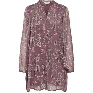 ONLY Onlemilie Life L/S Short Dress Noos Ptm, Rosa Brun, L ONLY Onlemilie Life L/S Short Dress Noos Ptm, Rosa Brun, L
