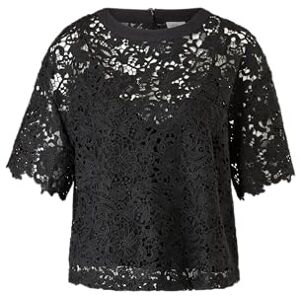 s.Oliver BLACK LABEL Damblus kortärmad blus, svart, 34 s.Oliver BLACK LABEL Damblus kortärmad blus, svart, 34