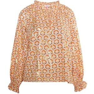 IKITA damblus, Ull vit flerfärgad, XS IKITA damblus, Ull vit flerfärgad, XS