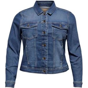 ONLY Carmakoma Dam Carwespa Life denim jacka MBD Noos jeansjacka, Mellanblå denim, 42 ONLY Carmakoma Dam Carwespa Life denim jacka MBD Noos jeansjacka, Mellanblå denim, 42