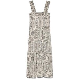 VERO MODA dam Vmmenny Sl Smock Calf Dress WVN Ga, Havregryn, XS VERO MODA dam Vmmenny Sl Smock Calf Dress WVN Ga, Havregryn, XS
