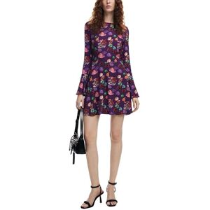 Desigual Vest_Flower SCRIBB, 3048 LILA FLANDES, L, röd, L Desigual Vest_Flower SCRIBB, 3048 LILA FLANDES, L, röd, L