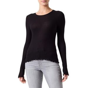 ONLY Damer Onlhenriette L/S O-hals Top JRS långärmad tröja, svart, S ONLY Damer Onlhenriette L/S O-hals Top JRS långärmad tröja, svart, S