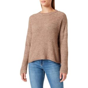VERO MODA Bestseller A/S VMMILI LS O-hals GA boo tröja, brun Lentil/detalj:W. Melange, S, Brown Lentil/Detail:w. Melange, S VERO MODA Bestseller A/S VMMILI LS O-hals GA boo tröja, brun Lentil/detalj:W. Melange, S, Brown Lentil/Detail:w. Melange, S