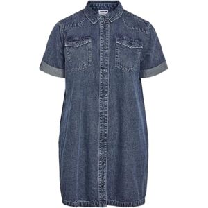 NOISY MAY Nmnew skylt Ss DNM DRSS Vi002Mb Cur Noos – plus storlek, Mellanblå denim, 46 NOISY MAY Nmnew skylt Ss DNM DRSS Vi002Mb Cur Noos – plus storlek, Mellanblå denim, 46