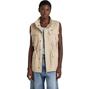 G-STAR RAW Damjacka med ärmlös fält, övertröja, Beige/kaki (Westpoint Khaki C960-c531), XL G-STAR RAW Damjacka med ärmlös fält, övertröja, Beige/kaki (Westpoint Khaki C960-c531), XL