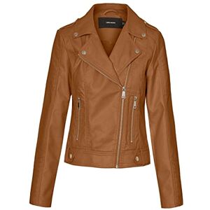 VERO MODA Vmkerriultra kortärmad jacka noos för kvinnor, Konjak, S VERO MODA Vmkerriultra kortärmad jacka noos för kvinnor, Konjak, S
