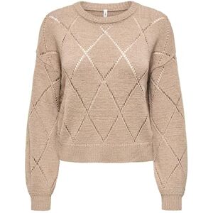 ONLY Onlgeenas Ls Structure O-Neck KNT Nca, Nomad, M ONLY Onlgeenas Ls Structure O-Neck KNT Nca, Nomad, M