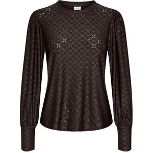 JDY cathinka L/S Bellsleeve Top JRS Noos, Choklad tårta, S JDY cathinka L/S Bellsleeve Top JRS Noos, Choklad tårta, S