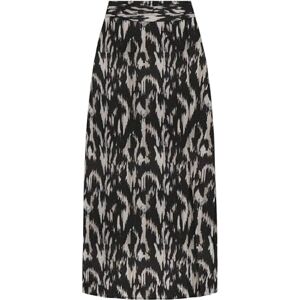 ONLY Onlnova Life VIS Piper Slit Skirt AOP, Black/Aop: 590 raw djur, XS ONLY Onlnova Life VIS Piper Slit Skirt AOP, Black/Aop: 590 raw djur, XS
