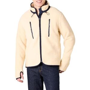 Amazon Essentials Teddy Fleece Full Zip Jacka, Beige, Large Amazon Essentials Teddy Fleece Full Zip Jacka, Beige, Large