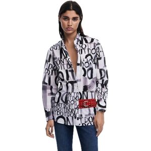 Desigual T-shirt för kvinnor, Svart, M Desigual T-shirt för kvinnor, Svart, M