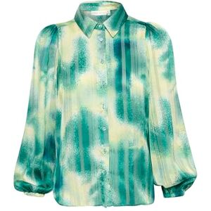 InWear HimariIW skjorta normal passform långärmad grön konst stänk, Grön konststänk, 38 InWear HimariIW skjorta normal passform långärmad grön konst stänk, Grön konststänk, 38