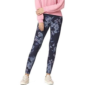 HUE Dam vändbara denim high rise leggings tights, Tyllar, blomdesign, XL HUE Dam vändbara denim high rise leggings tights, Tyllar, blomdesign, XL