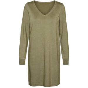 VERO MODA VMHAPPYSHINE LS 2WAY Short Dress Boo, Dried Herb/Detaljer: w. Guld Lurex, S VERO MODA VMHAPPYSHINE LS 2WAY Short Dress Boo, Dried Herb/Detaljer: w. Guld Lurex, S