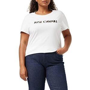Just Cavalli T-shirt för kvinnor, 100 Optisk Vit, XXS Just Cavalli T-shirt för kvinnor, 100 Optisk Vit, XXS
