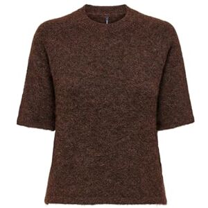 ONLY Onlazu 2/4 raglan O-hals KNT, Försegling brun, S ONLY Onlazu 2/4 raglan O-hals KNT, Försegling brun, S