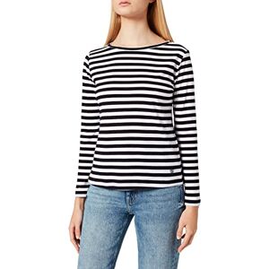 Cross Jeans dam långärmad, Vit och svart, XL Cross Jeans dam långärmad, Vit och svart, XL