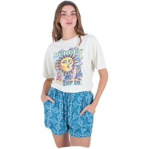 Hurley kortärmad t-shirt kvinnor – Along for The Ride Cream, Grädde, XS Hurley kortärmad t-shirt kvinnor – Along for The Ride Cream, Grädde, XS
