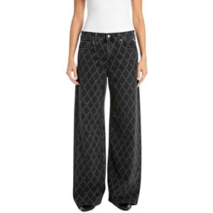 Replay dam jeans baggy, 098 svart, 26W x 34L Replay dam jeans baggy, 098 svart, 26W x 34L