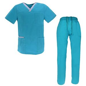 MISEMIYA Damjacka och byxor unisex uniformer sanitär 8178, Conjuntos Sanitarios G713-3 Verde, XXL MISEMIYA Damjacka och byxor unisex uniformer sanitär 8178, Conjuntos Sanitarios G713-3 Verde, XXL