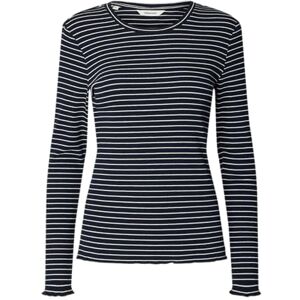 SELECTED FEMME Slfanna Ls Crew Neck Tee STR Noos, Mörk safir, XL SELECTED FEMME Slfanna Ls Crew Neck Tee STR Noos, Mörk safir, XL