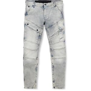 G-STAR RAW Airblaze 3D Skinny Jeans för Män, Antic Faded Radium, 35W / 32L G-STAR RAW Airblaze 3D Skinny Jeans för Män, Antic Faded Radium, 35W / 32L