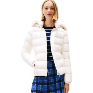 Tommy Jeans TJW BASIC HUVA DOWN JACKA EXT DW0DW18312, vit, XL, Vit (Ecru), XL Tommy Jeans TJW BASIC HUVA DOWN JACKA EXT DW0DW18312, vit, XL, Vit (Ecru), XL