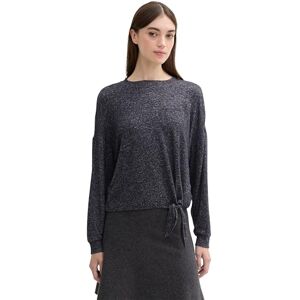 TOM TAILOR Denim dam långärmad T-shirt, 10522 – Skaftgrå melerad, S TOM TAILOR Denim dam långärmad T-shirt, 10522 – Skaftgrå melerad, S