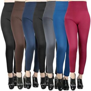 Moon Wood 7 Pack Women’s Fleece Lined Leggings High Waist Soft Stretchy Winter Warm Leggings Moon Wood 7 Pack Women’s Fleece Lined Leggings High Waist Soft Stretchy Winter Warm Leggings