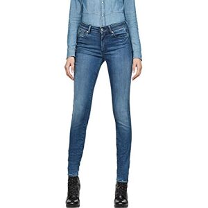 G-STAR RAW Supersmala jeans med hög midja för kvinnor, Blå (medelålders 9425-071), 26W x 32L G-STAR RAW Supersmala jeans med hög midja för kvinnor, Blå (medelålders 9425-071), 26W x 32L