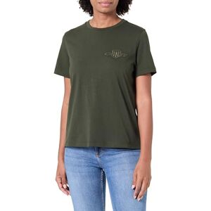 GANT REG Tonal Shield SS T-shirt, Grön, M GANT REG Tonal Shield SS T-shirt, Grön, M