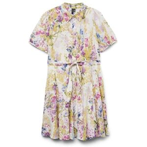 VERO MODA Vmdicthe 2/4 Short Volume Dress WVN Ga, Snövit, XS VERO MODA Vmdicthe 2/4 Short Volume Dress WVN Ga, Snövit, XS