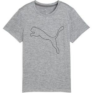 Puma Damen W TAD ESSENTIAL Heather Logo Tee - Sport-T-shirt Puma Damen W TAD ESSENTIAL Heather Logo Tee - Sport-T-shirt