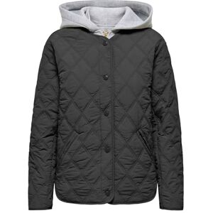 ONLY Onlrisso Life Hood Quilt Jacka Cc OTW, svart, S ONLY Onlrisso Life Hood Quilt Jacka Cc OTW, svart, S