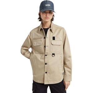 G-STAR RAW Tape Overshirt, Beige (västpoint khaki D25230-D766-C531), L G-STAR RAW Tape Overshirt, Beige (västpoint khaki D25230-D766-C531), L