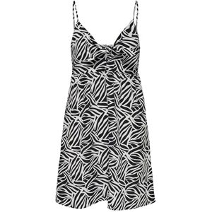 ONLY Onlnova Life Vis Jules Dress AOP, svart, XS ONLY Onlnova Life Vis Jules Dress AOP, svart, XS