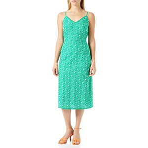 VERO MODA Damer Vmsoney Lace Singlet Calf Dress WVN klänning, Ljusgrön/detalj: snow vita linjer, XS VERO MODA Damer Vmsoney Lace Singlet Calf Dress WVN klänning, Ljusgrön/detalj: snow vita linjer, XS