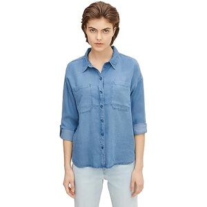 TOM TAILOR Denim Damer Oversized denimskjorta blus 1024141, 10110 Blue Denim, M TOM TAILOR Denim Damer Oversized denimskjorta blus 1024141, 10110 Blue Denim, M