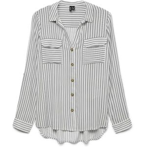 VERO MODA Vmbumpy L/S Shirt New WVN Ga Noos, Snövit, XS VERO MODA Vmbumpy L/S Shirt New WVN Ga Noos, Snövit, XS