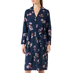 VERO MODA Petite VMLYDIA LS Calf Shirt klänning WVN PTT klänning, marinblå blazer/AOP: Lana, L/P, Navy Blazer/Aop: lana, L Liten VERO MODA Petite VMLYDIA LS Calf Shirt klänning WVN PTT klänning, marinblå blazer/AOP: Lana, L/P, Navy Blazer/Aop: lana, L Liten