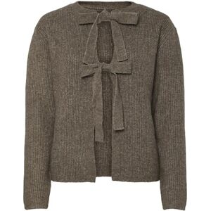 PIECES Pcsilly Ls Vändbar slips Knit Noos Bc, Morel, XXL PIECES Pcsilly Ls Vändbar slips Knit Noos Bc, Morel, XXL