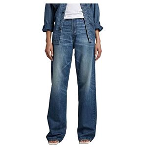G-STAR RAW Dam Stray Ultra High Straight Jeans, Blå (Antique Faded Niagara D317-d885), 31W x 32L G-STAR RAW Dam Stray Ultra High Straight Jeans, Blå (Antique Faded Niagara D317-d885), 31W x 32L