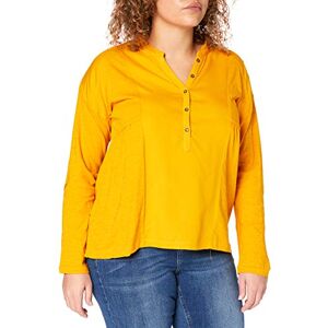 Timezone Dam Henley Blouse blus, Saffron Gul, XL Timezone Dam Henley Blouse blus, Saffron Gul, XL