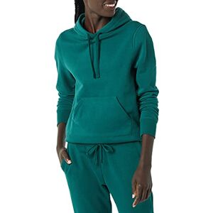 Amazon Essentials Women's Fleecehoodie (finns i plusstorlek), Mörkgrön, XS Amazon Essentials Women's Fleecehoodie (finns i plusstorlek), Mörkgrön, XS
