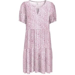 ONLY Onlnova Life Vis Thea Kh Dress AOP, Fuchsia Fedora, XS ONLY Onlnova Life Vis Thea Kh Dress AOP, Fuchsia Fedora, XS