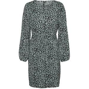 VERO MODA Vmmerve Ls Short Dress JRS Boo klänning, Chinois grön/aop: leo, XS VERO MODA Vmmerve Ls Short Dress JRS Boo klänning, Chinois grön/aop: leo, XS